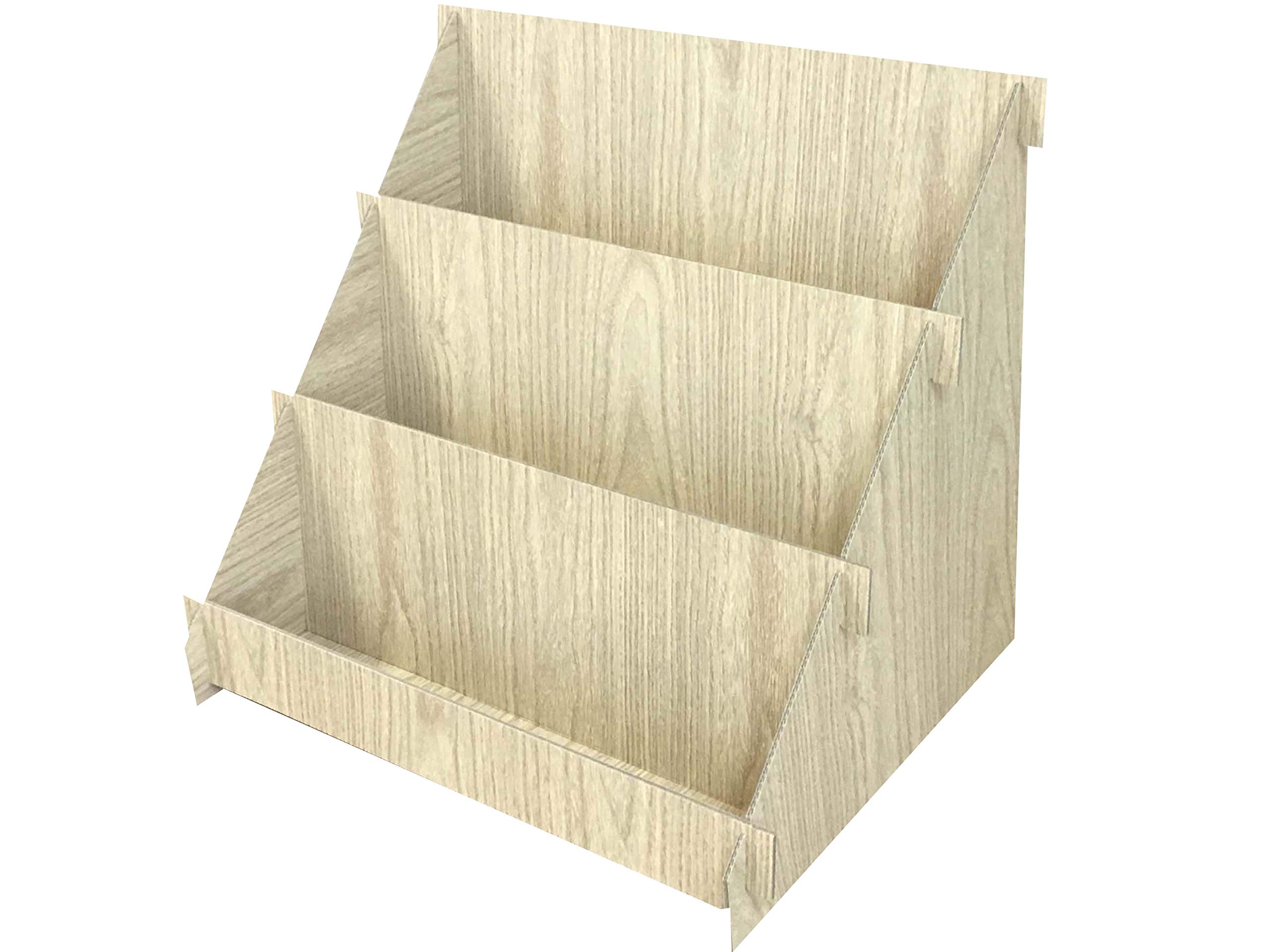 Amazon.co.jp: 100％再生ダンボール ひな壇 陳列 什器 ディスプレイ